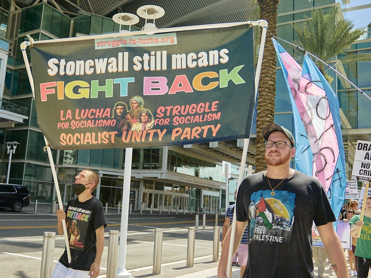 Trans activist urges: All out for&nbsp;Palestine!